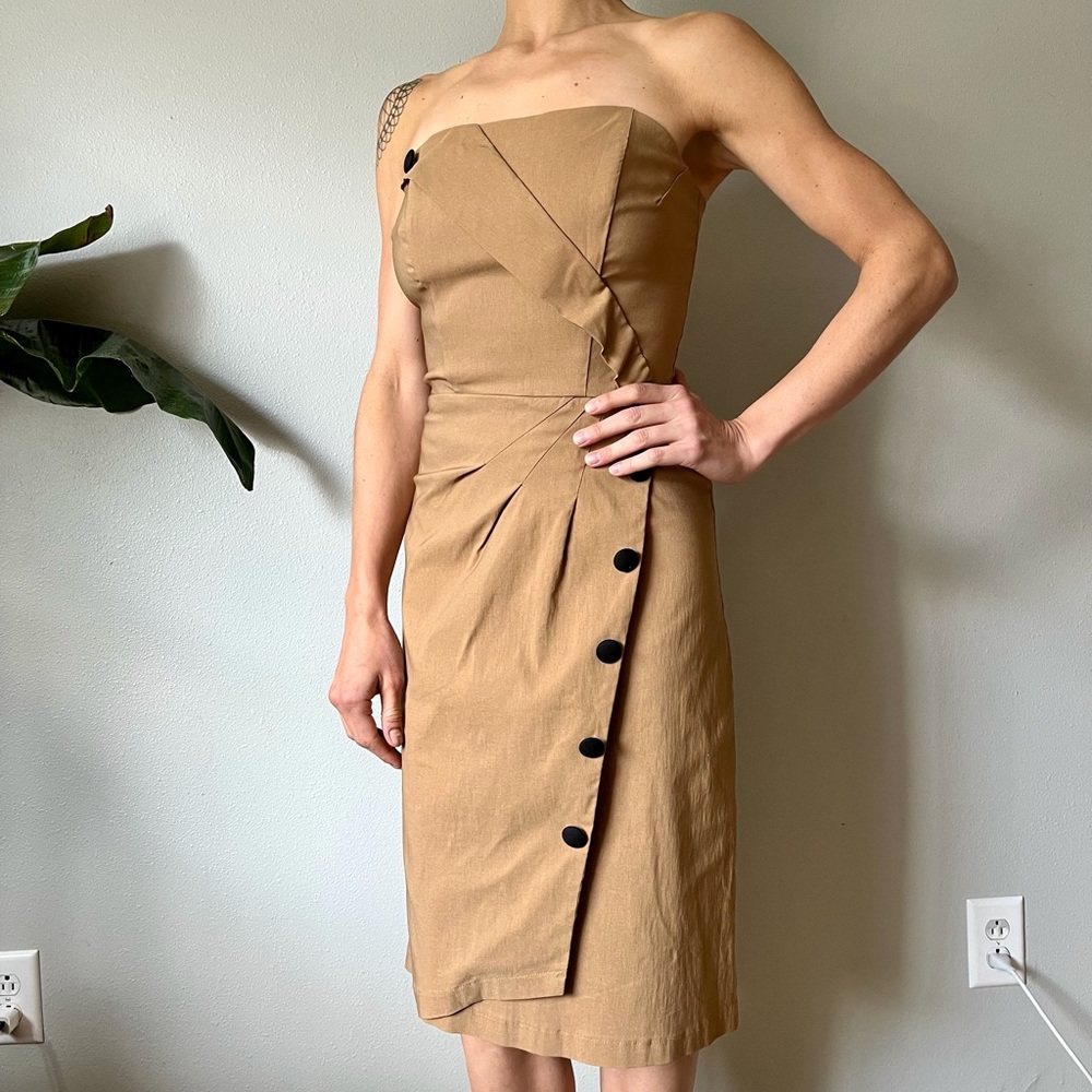 RockSteady Strapless Sheath Dress Size M